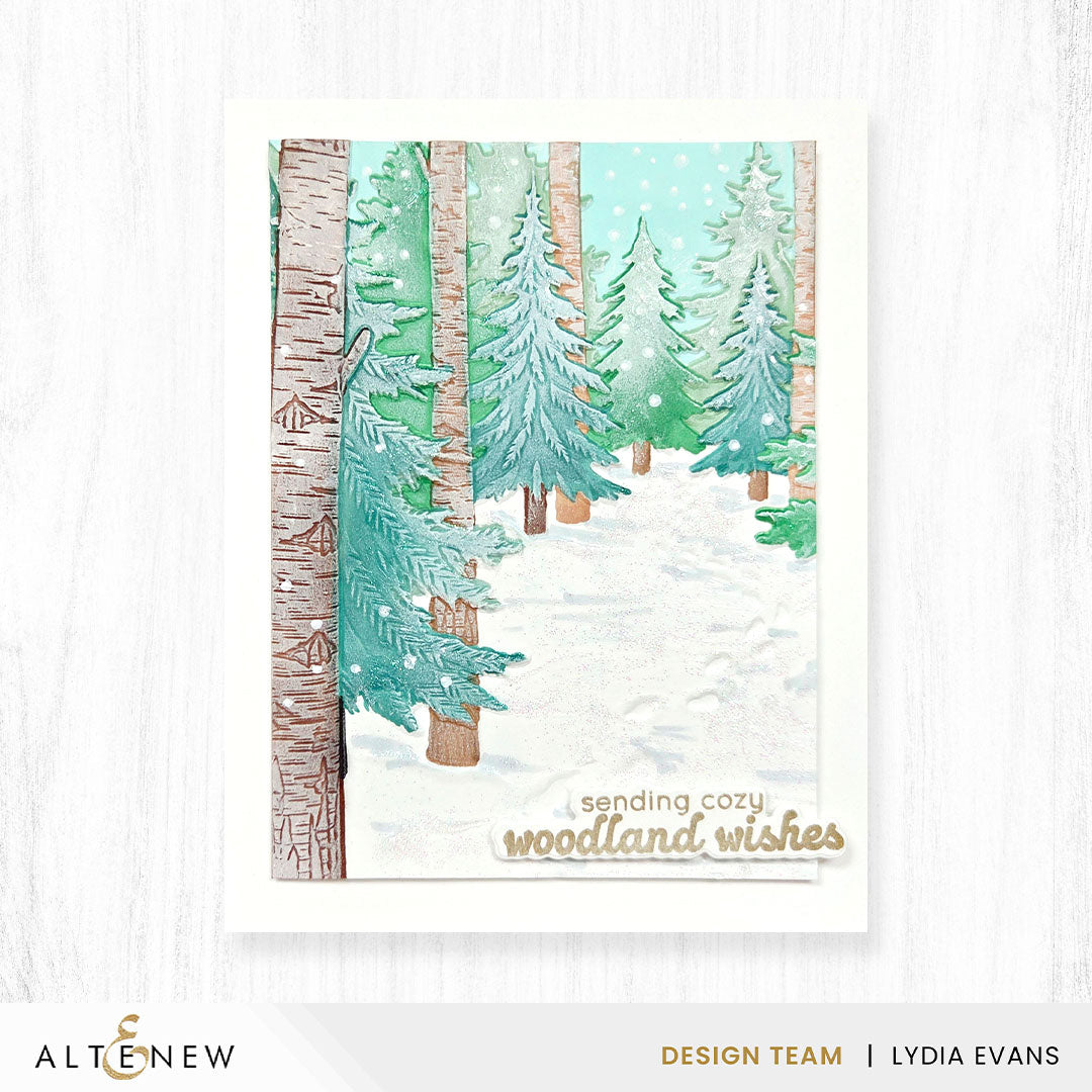 Altenew Snowy Footpath 3D Embossing Folder
