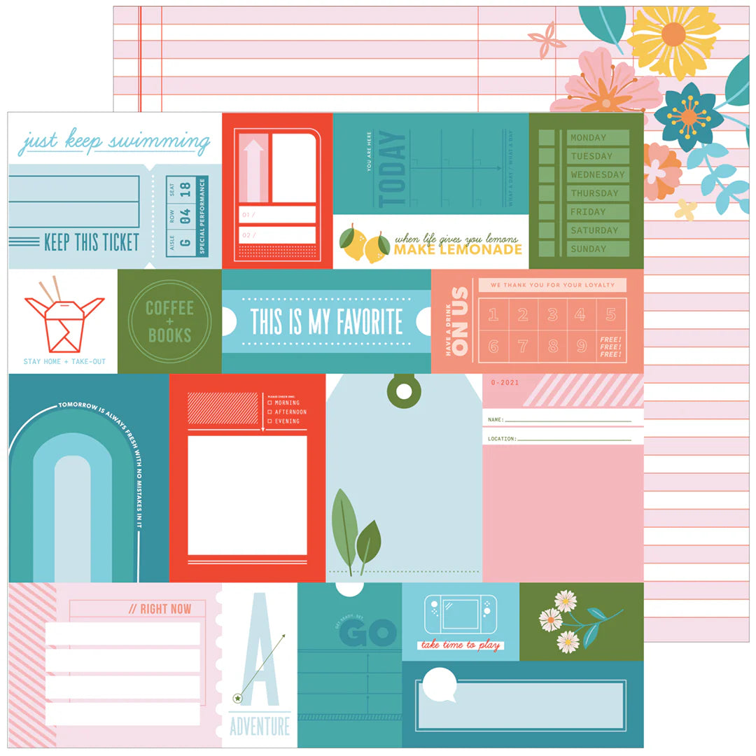 Pinkfresh Studio Keeping it Real & Some Days Card / Scrapbook Kit