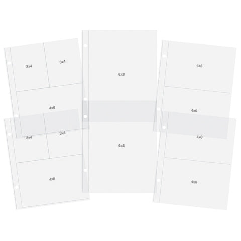 Simple Stories 6x8 Pocket Pages Multi Pack - 10439