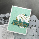 Concord & 9th KW Thoughts and Prayers Stamp Set & Dies  (3 x 3)