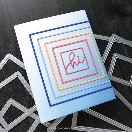 Concord & 9th KW Square Thin Frames Dies