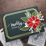 Concord & 9th KW Poinsettia Inlay Dies
