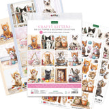 Katy Sue Designs Crafty Kittens Die Cut Topper & Decoupage Collection