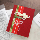 Concord & 9th KW Merry Script Stamp Set (3 x 3) & Die Bundle
