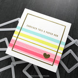 Concord & 9th KW Bold Stripes Greetings Stamps (6 x 8)