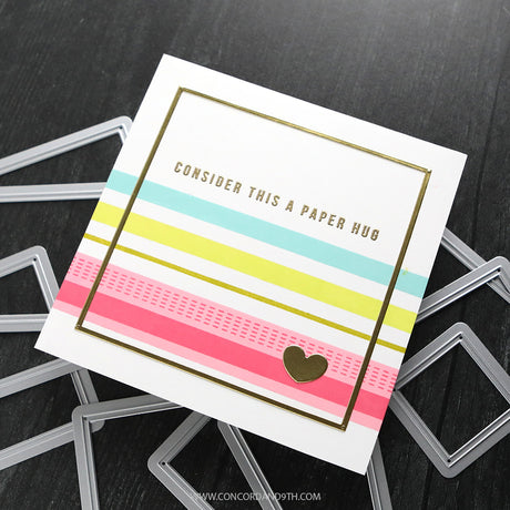Concord & 9th KW Bold Stripes Greetings Stamps (6 x 8)