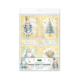 Katy Sue Fairy Tale Christmas Foiled Paper Craft Toppers, 6 sheets
