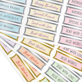Katy Sue Foiled Pastel Birthday Banners Selection, Pack of 4