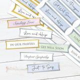 Katy Sue Foiled Thinking of You Straight Banners Selection, 96 Sentiments - 12-CDS16TH