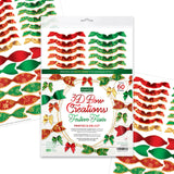 Katy Sue 3D Bow Creations - Festive Flair, 60 Double Sided Bows