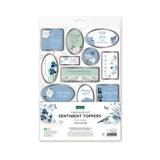 Katy Sue Serenity Foiled Sentiment Toppers, 2 sheets