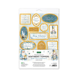 Katy Sue Fairy Tale Christmas Foiled Sentiment Toppers, 2 sheets