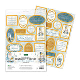 Katy Sue Fairy Tale Christmas Foiled Sentiment Toppers, 2 sheets