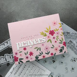 Concord & 9th KW Thoughts and Prayers Stamp Set & Dies  (3 x 3)