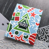 Concord & 9th Kristina Werner Holiday Icons Stencil Pack (6 qty; 6 x 9)