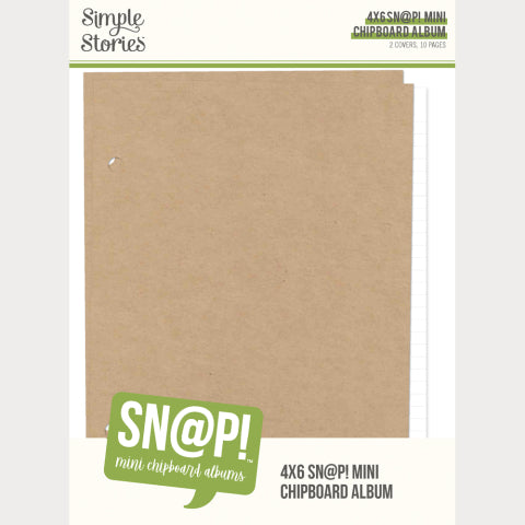 Simple Stories SN@P! - Mini Chipboard Album - 4x6 - 13327