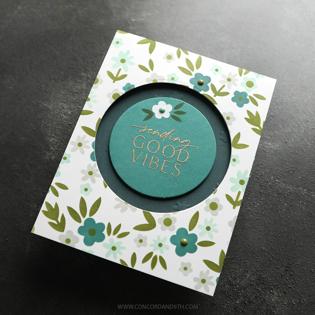 Concord & 9th KW Bitsy Blooms Stencil Pack (5 qty; 6 x 9)