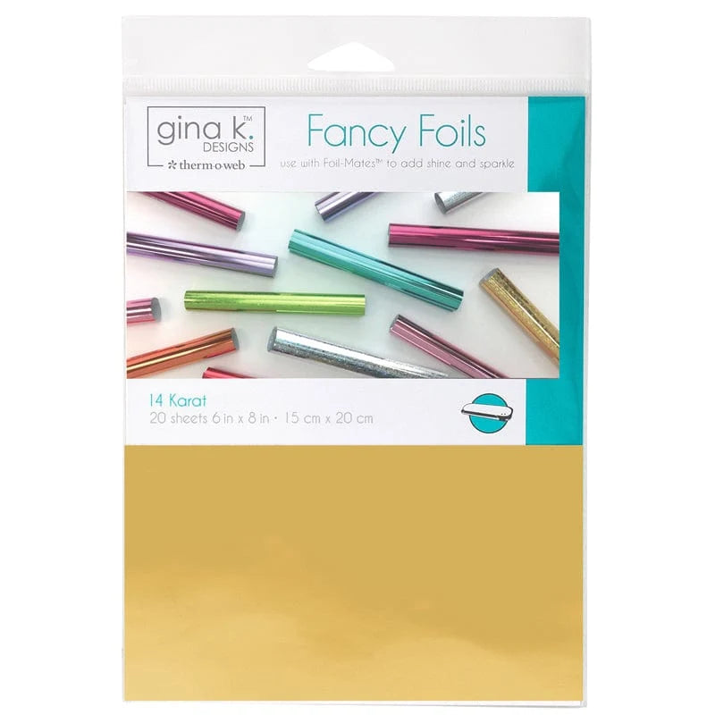 Gina K Designs Fancy Foil – 14 Karat, 20 sheets
