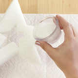 FloraCraft Diamond Dust Glitter 3oz Clear Glass