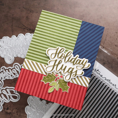 Concord & 9th KW Ornamental Christmas Stamp Set (6 x 8), Stencil & Die Bundle