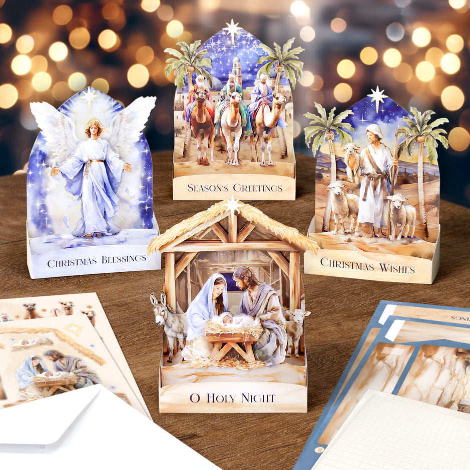 Katy Sue Nativity Scenes Pop Up Card Making Kit