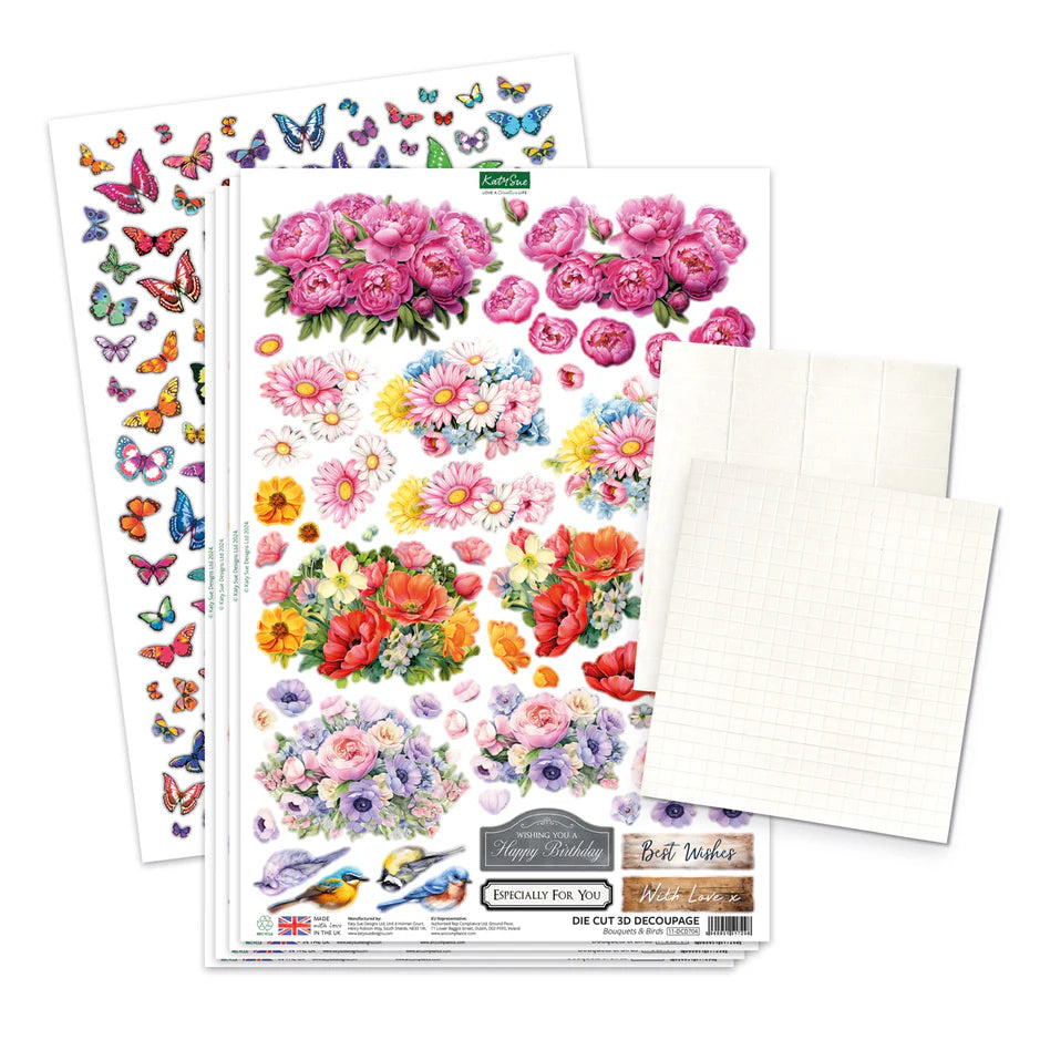 Katy Sue Designs Blooming Box Bouquets Pop Up Card Making Kit