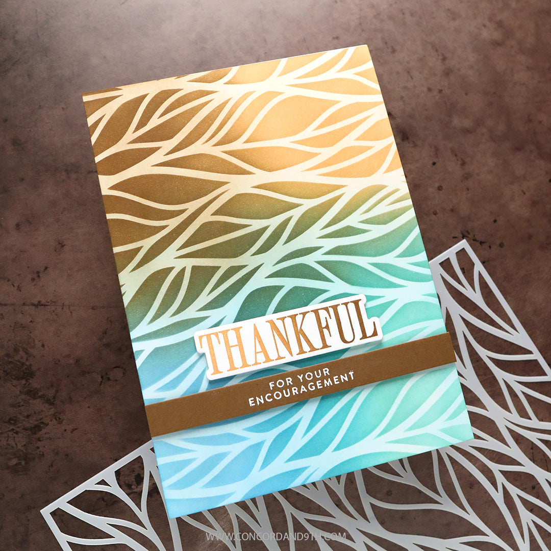 Concord & 9th KW Leaf Flow Stencil Pack