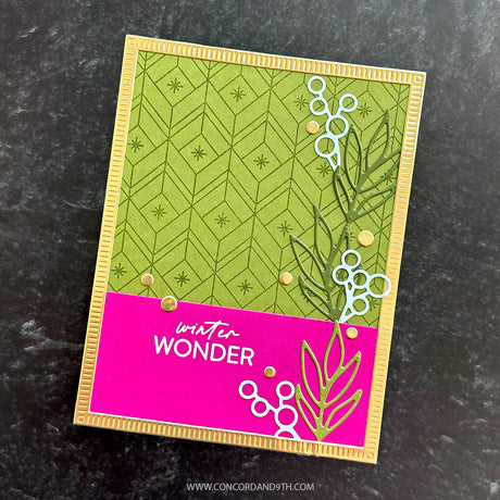 Concord & 9th KW Poinsettia Inlay Dies