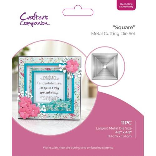 Crafters Companion Cutting And Embossing Die Square Nesting