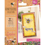 Crafters Companion Nature's Garden Honeysuckle Stamp & Die Set Sweet Honey Bee