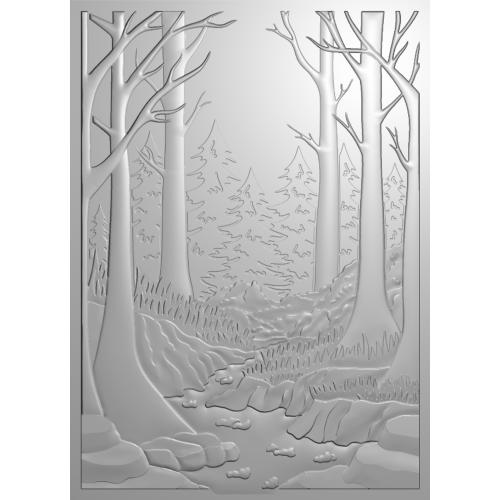 Crafter's Companion Fairy Glade 3D Embossing Folder Fairy Glade (SS-FG-3D-EF5-FAGL)