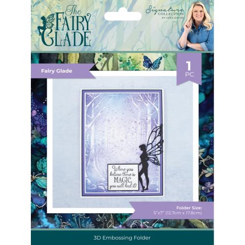 Crafter's Companion Fairy Glade 3D Embossing Folder Fairy Glade (SS-FG-3D-EF5-FAGL)