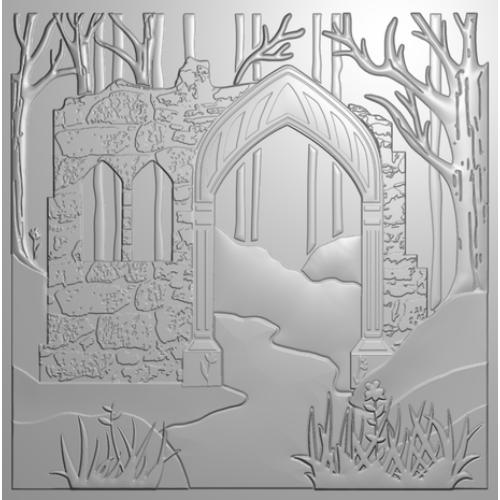 Crafter's Companion Fairy Glade 3D Embossing Folder Into the Woods (SS-FG-3D-EF5-ITW)