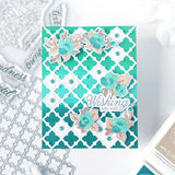 Pinkfresh Studio Petal Poise stamp/ Die/ Stencil Bundle