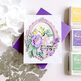 Pinkfresh Studio Golden Poppies die & Stencil Bundle
