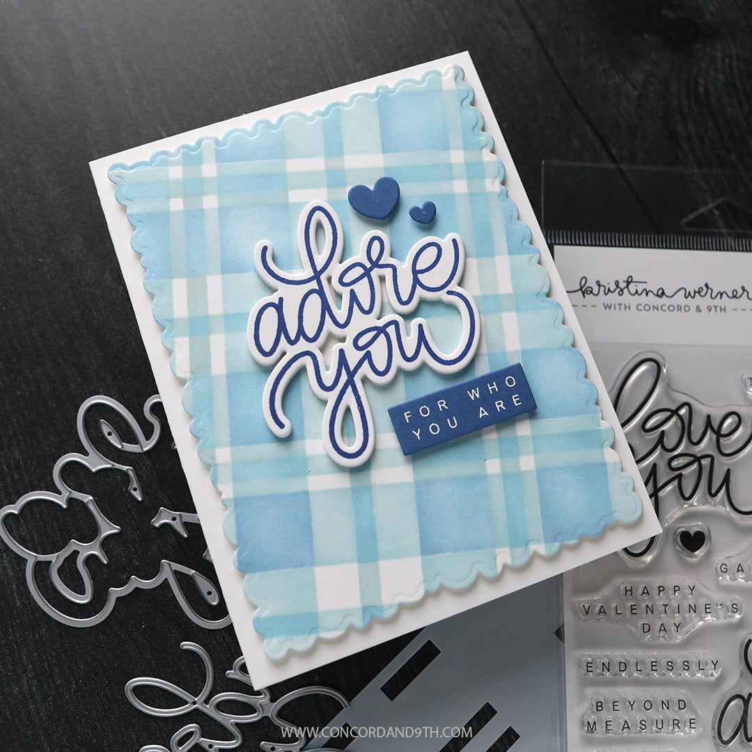 Concord & 9th KW Plaid Perfection Stencil Pack (6 qty; 6 x 9)