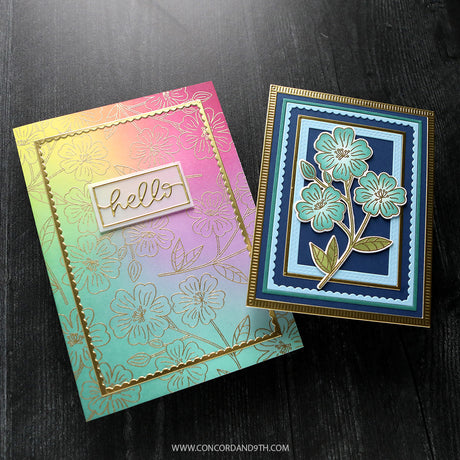 Concord & 9th KW Spring Stem Stamps (4 x 6) & die bundle