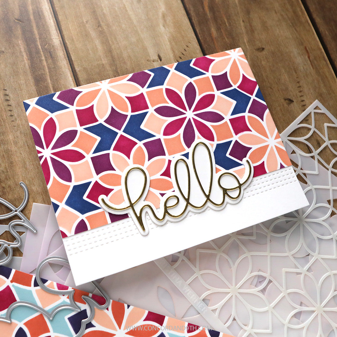 Concord & 9th KW Cara Medallion Stencil Pack