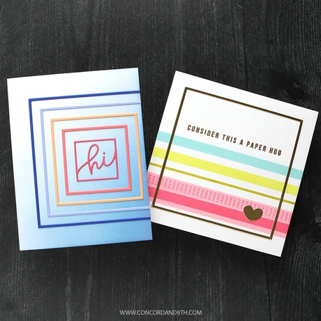 Concord & 9th KW Square Thin Frames Dies