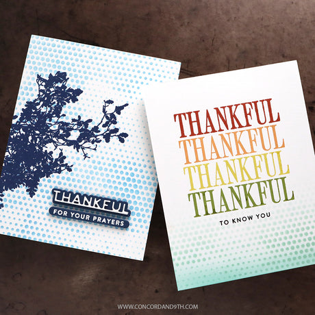 Concord & 9th KW Halftone Texture Stencil Pack
