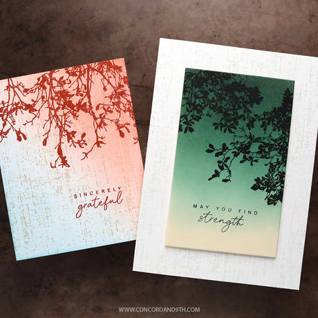 Concord & 9th KW Easy Repeat Light Linen Background Stamp