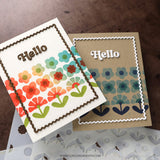 Concord & 9th KW Petal Pop Greetings Stamp Set (4 x 6) & Die Bundle