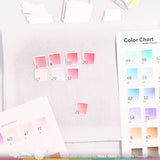 Waffle Flower Crafts Printed Numbers for Ink Swatch 1x1 Die (2 sets of 1-96)