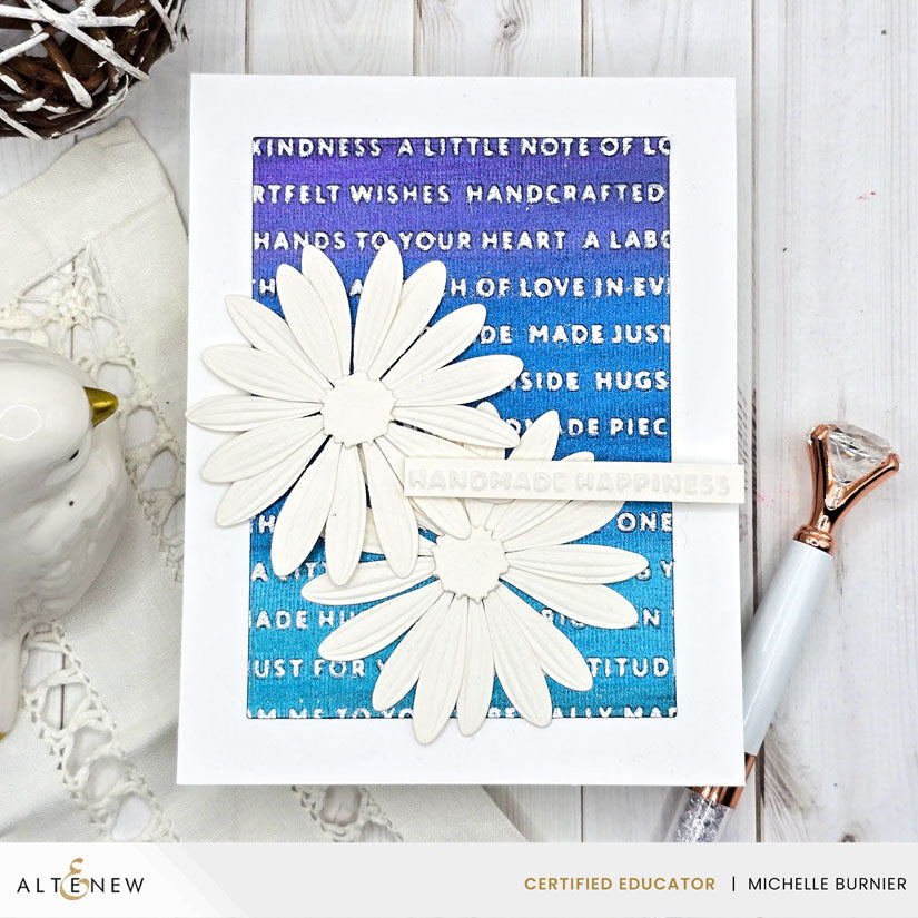 Altenew Handmade Happiness 3D Embossing Folder