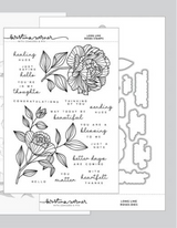 Concord & 9th Long Line Roses Stamp and Die Bundle