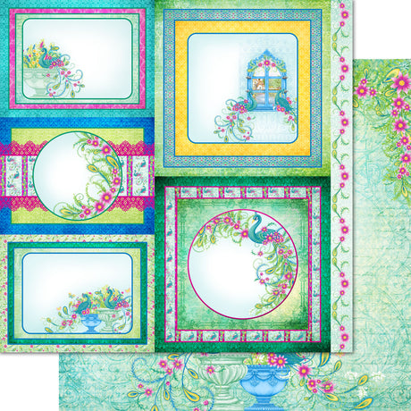 Heartfelt Creations Ornate Peacock Paper Collection HCDP1-2148