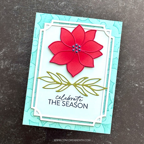 Concord & 9th KW Poinsettia Inlay Dies