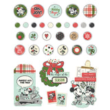 Simple Stories Say Cheese Classic Mouse Christmas - Decorative Brads