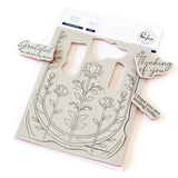 Pinkfresh Studio Art Deco Floral Arch stamp