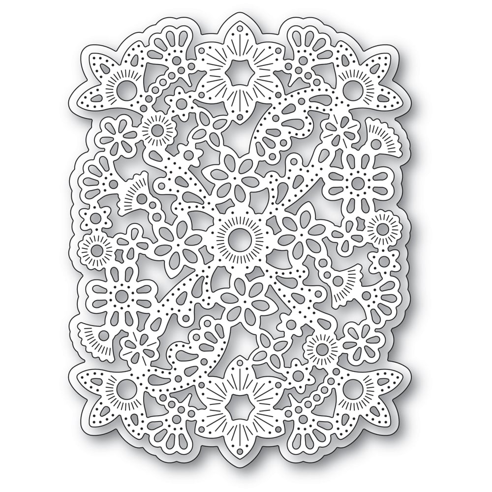 Poppy Stamps 2628 Nordic Fancy Background craft die